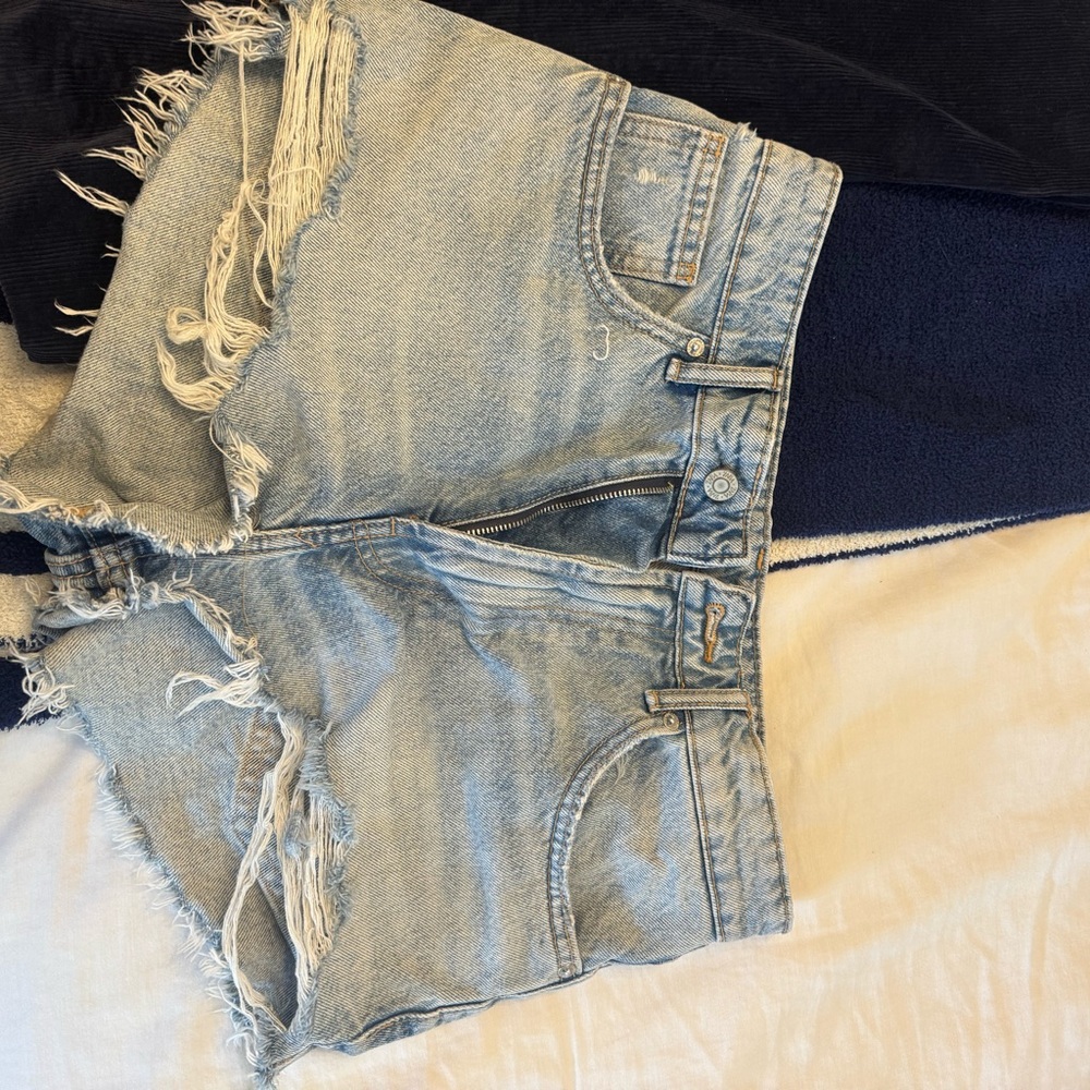 Zara Blue Denim Shorts